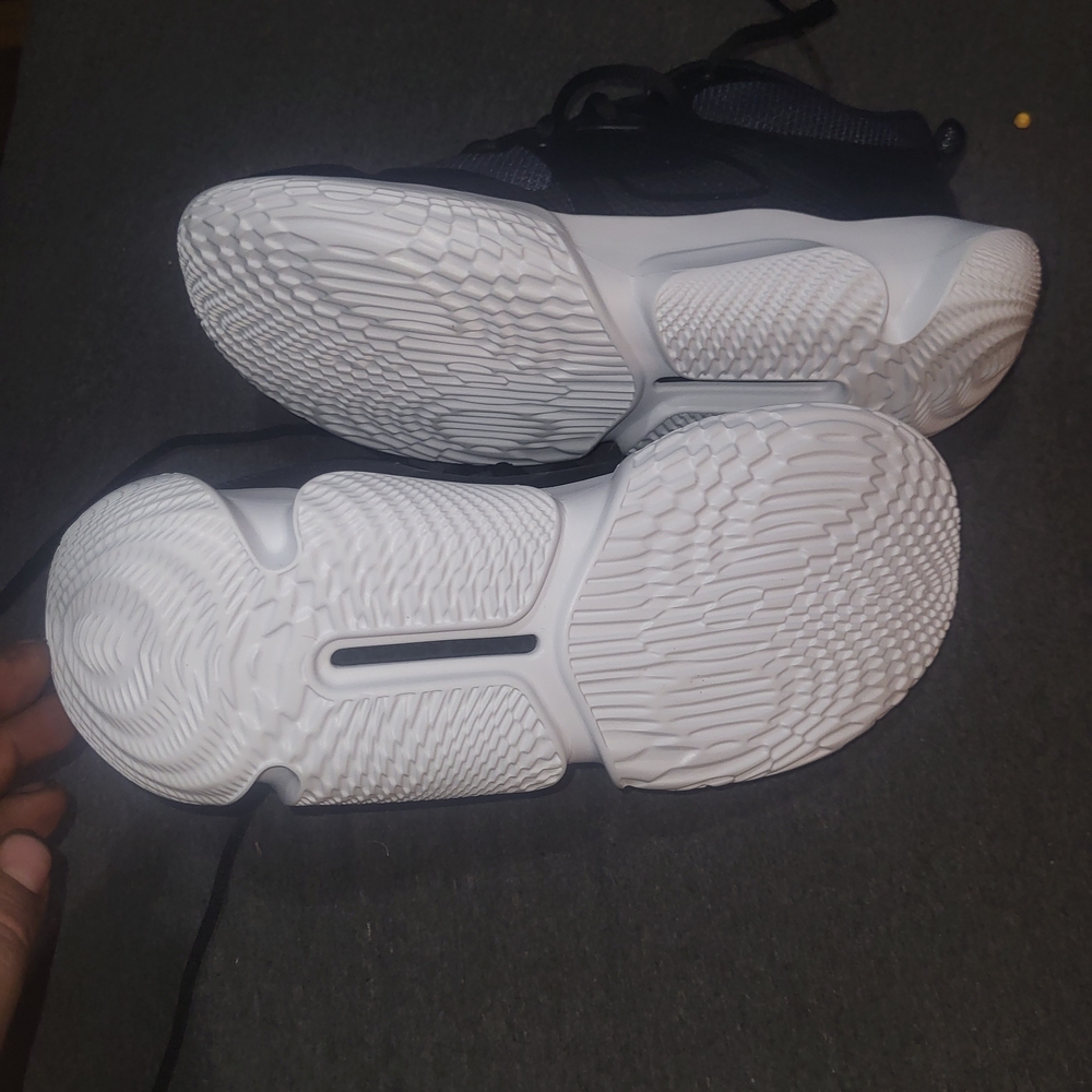 Under Armour Black and White Athletic Sneakers - Picture 5 of 8